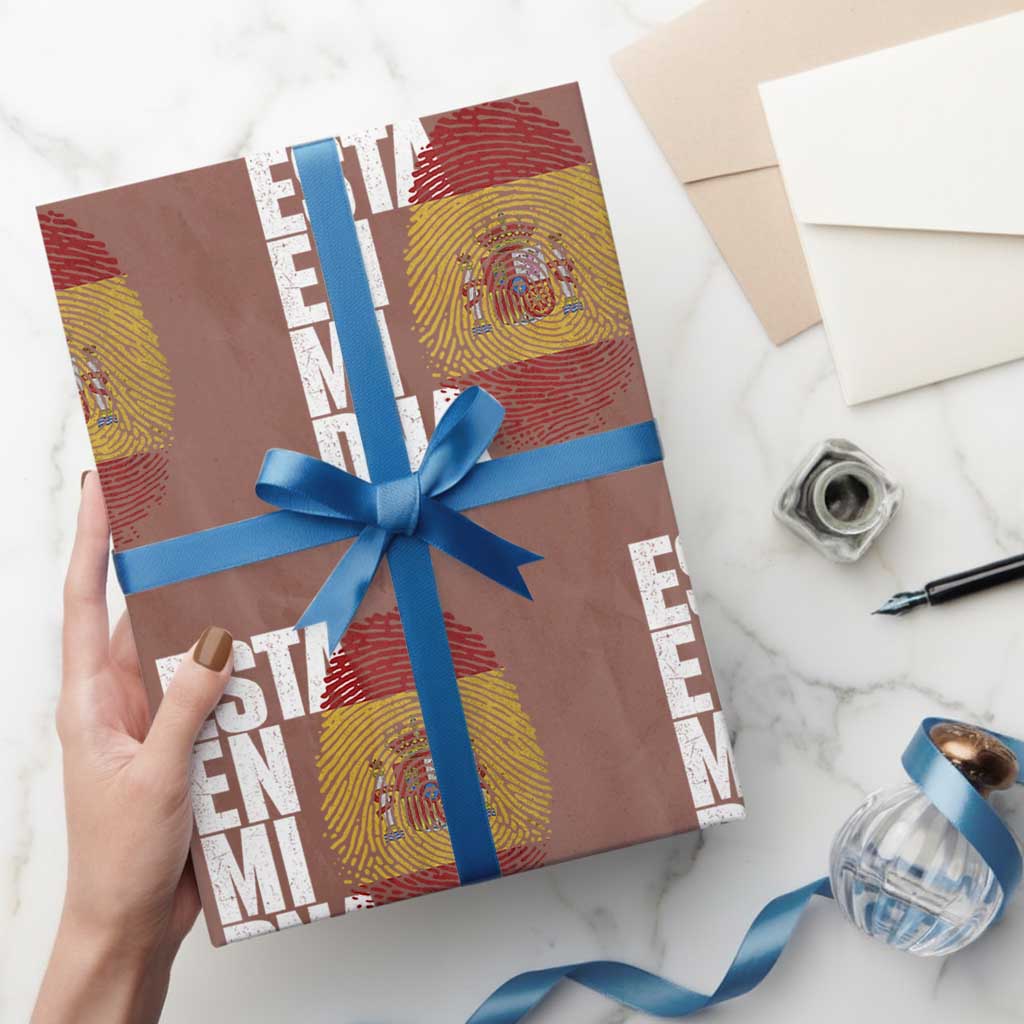 It's in My DNA Espana Spain Spanish Flag Pride Wrapping Paper Roll