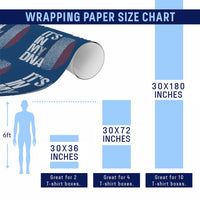 It's in My DNA France French Flag Wrapping Paper Roll