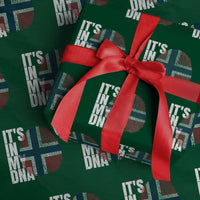 It's in My DNA Norway Norwegian Flag Pride Wrapping Paper Roll