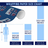 It's in My DNA Norway Norwegian Flag Pride Wrapping Paper Roll