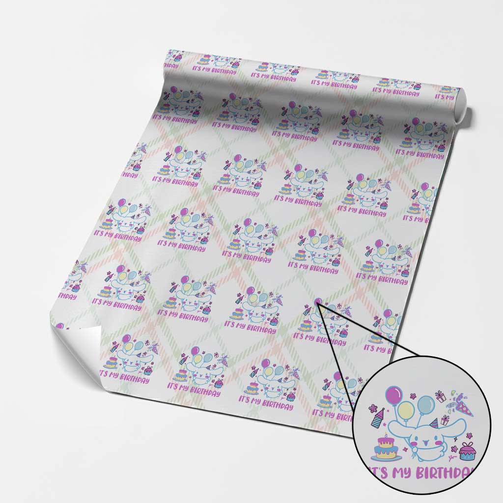 Its My Birthday Wrapping Paper Roll Girl Party Funny Bday Family Party