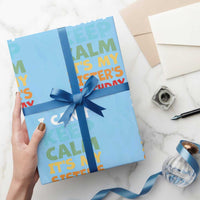 Its My Sisters Birthday Wrapping Paper Roll I Cant Keep Calm Funny Brother Bday Party Family Matching