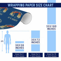 It’s Not A Pimp Walk It’s Gout Wrapping Paper Roll Funny Gout Dad Sarcastic Bigfoot