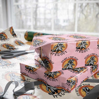 It's Not A Pimp Walk It's Gout Wrapping Paper Roll Funny Gout Dad Sarcastic Raccoon