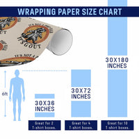 It's Not A Pimp Walk It's Gout Wrapping Paper Roll Funny Gout Dad Sarcastic Raccoon