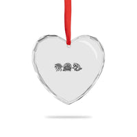 Its Ok To Be Different Jimothy Raccoon Heart Crystal Glass Ornament Cute Trash Panda Viral Animal Lover Gift