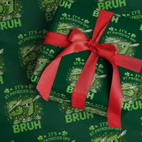 Its St Patricks Day 67 Bruh Wrapping Paper Roll Funny Shamrock Six Seven 6 7 Meme Gen Alpha
