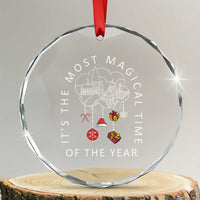 It's The Most Magical Time Of The Year Dream Castle Crystal Glass Ornament TS09