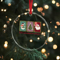 It's The Most Wonderful Time Of The Year Crystal Glass Ornament Coquette Christmas - Wonder Print Shop