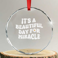 IVF Miracle Crystal Glass Ornament Transfer Day Infertility Support Gift - Wonder Print Shop