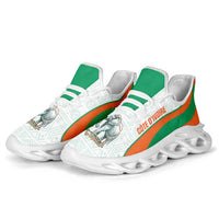 Ivory Coast 2026 Football Clunky Sneakers Les Elephants African Pattern Curve Stylized - Wonder Print Shop