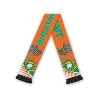 Ivory Coast 2026 Football Soccer Scarf Cote d'Ivoire Allez Les Elephants