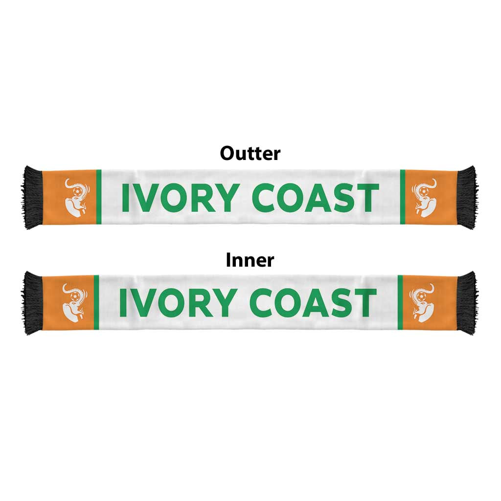 Ivory Coast Football 2026 Soccer Scarf Go Les Elephants