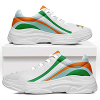 Ivory Coast Football Chunky Sneakers Flag-Inspired Curve Style