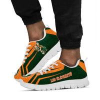 Ivory Coast Football Sneakers Elephant Geometric African Art Style