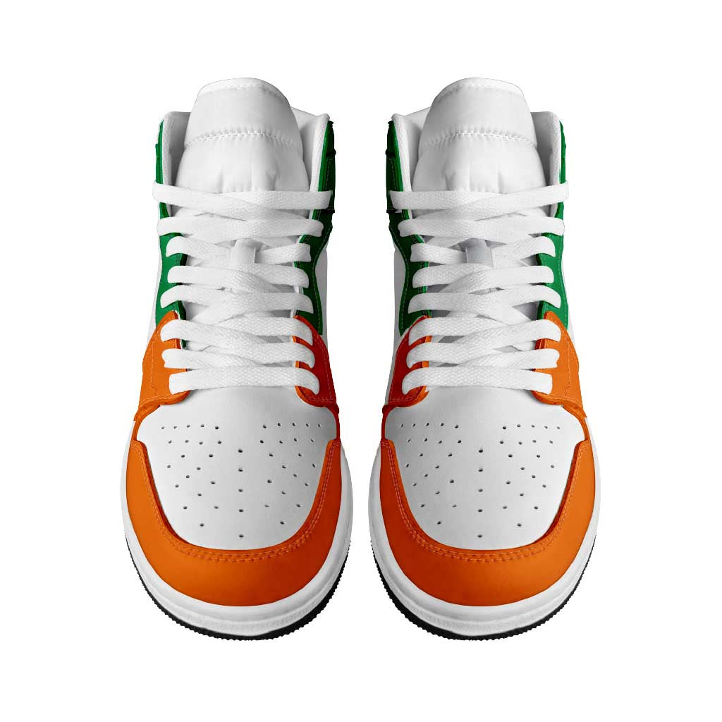 Ivory Coast High Sneakers AJ1 Classic National Flag Style - Wonder Print Shop