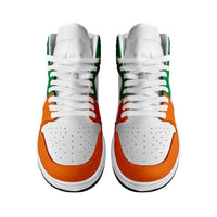Ivory Coast High Sneakers AJ1 Classic National Flag Style - Wonder Print Shop