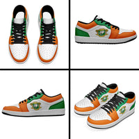 Ivory Coast Low Sneakers Classic National Flag Style - Wonder Print Shop