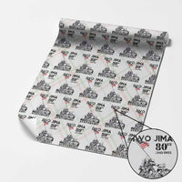 Iwo Jima WWII Veteran Wrapping Paper Roll 80th Anniversary 4th of July US Flag - Wonder Print Shop