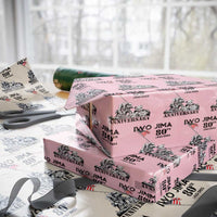 Iwo Jima WWII Veteran Wrapping Paper Roll 80th Anniversary 4th of July US Flag - Wonder Print Shop