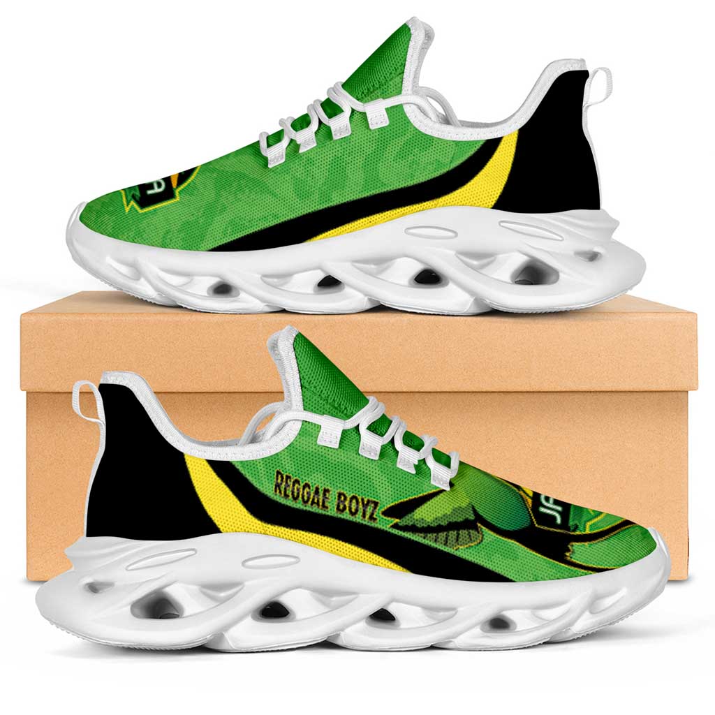 Jamaica 2026 Football Clunky Sneakers Reggae Boyz Grunge Curve Stylized - Wonder Print Shop