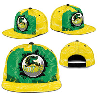 Jamaica Cricket Snapback Cap Go Champions Tallawahs Grunge Style - Wonder Print Shop