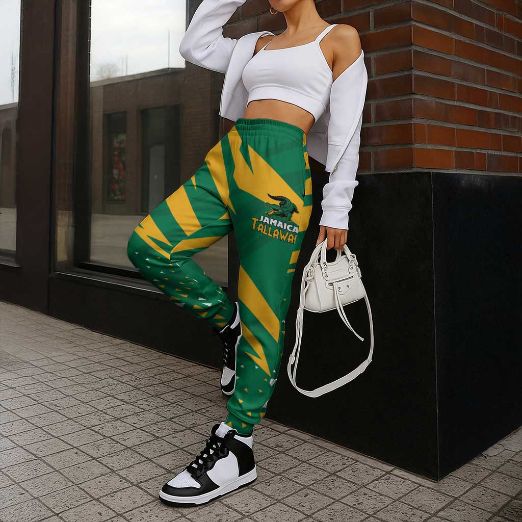 Jamaica Cricket Tallawahs Jogger Pants Fi Wi Tallawahs Champions - Wonder Print Shop
