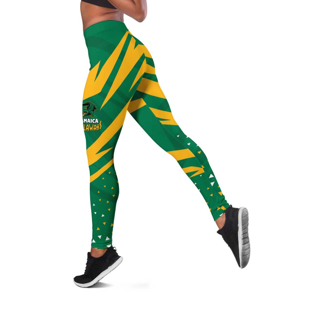 Jamaica Cricket Tallawahs Leggings Fi Wi Tallawahs Champions LT01
