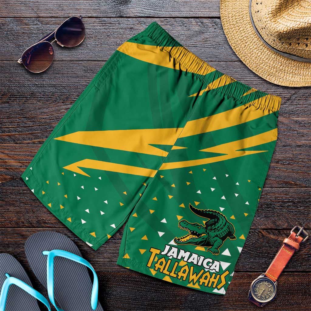 Jamaica Cricket Tallawahs Shorts for Men Fi Wi Tallawahs Champions - Wonder Print Shop