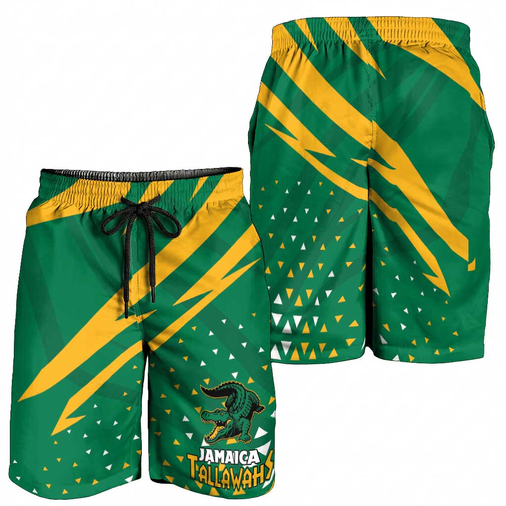 Jamaica Cricket Tallawahs Shorts for Men Fi Wi Tallawahs Champions - Wonder Print Shop