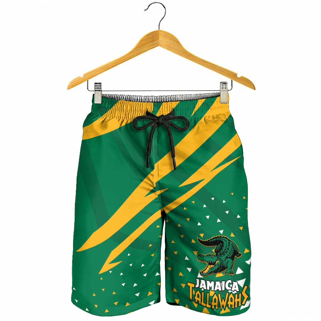 Jamaica Cricket Tallawahs Shorts for Men Fi Wi Tallawahs Champions - Wonder Print Shop