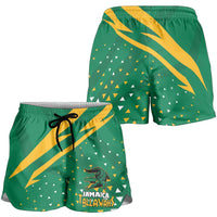 Jamaica Cricket Tallawahs Shorts for Women Fi Wi Tallawahs Champions - Wonder Print Shop