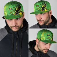 Jamaica Football Snapback Cap Come On Reggae Boyz Red-billed streamertail - Wonder Print Shop