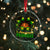 Jamaica Princess Crystal Glass Ornament Proud Jamaican Afro Black Girls Jamaica Flag Pride - Wonder Print Shop