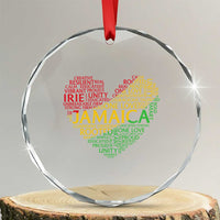 Jamaica Reggae Crystal Glass Ornament One Love Rasta Culture - Wonder Print Shop