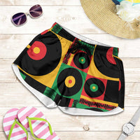 Jamaica Soccer 2026 Shorts for Women Reggae Stylized
