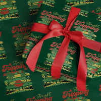 Jamaica Vacation Wrapping Paper Roll Straight Trippin Jamaica Family Girls Trip - Wonder Print Shop