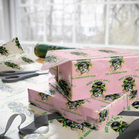 Jamaican Girl Wrapping Paper Roll Messy Bun Not Only Am I A Princess Im Jamaican Too - Wonder Print Shop