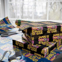 Jamal Has So Many Sorries To Give Wrapping Paper Roll Funny Fire Breathing Hammerhead Shark Gamer