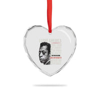 James Baldwin American Patriotic Heart Crystal Glass Ornament I Love America More Than Any Country - Wonder Print Shop
