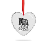 James Baldwin American Patriotic Heart Crystal Glass Ornament I Love America More Than Any Country American Flag - Wonder Print Shop