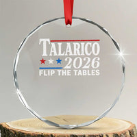 James Talarico 2026 Flip The Tables Crystal Glass Ornament Texas Senate