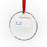 James Talarico 2026 Flip The Tables Crystal Glass Ornament Texas Senate