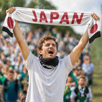Japan Football 2026 Soccer Scarf Flag Style