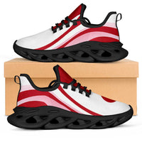 Japan Football Clunky Sneakers Flag-Inspired Curve Style