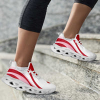 Japan Football Clunky Sneakers Flag-Inspired Curve Style