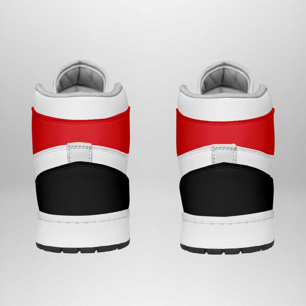 Japan High Sneakers AJ1 Classic National Flag Style - Wonder Print Shop