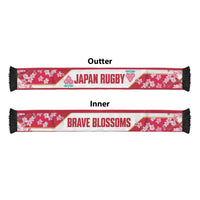 Japan Rugby Ruffneck Scarf Go Brave Blossoms