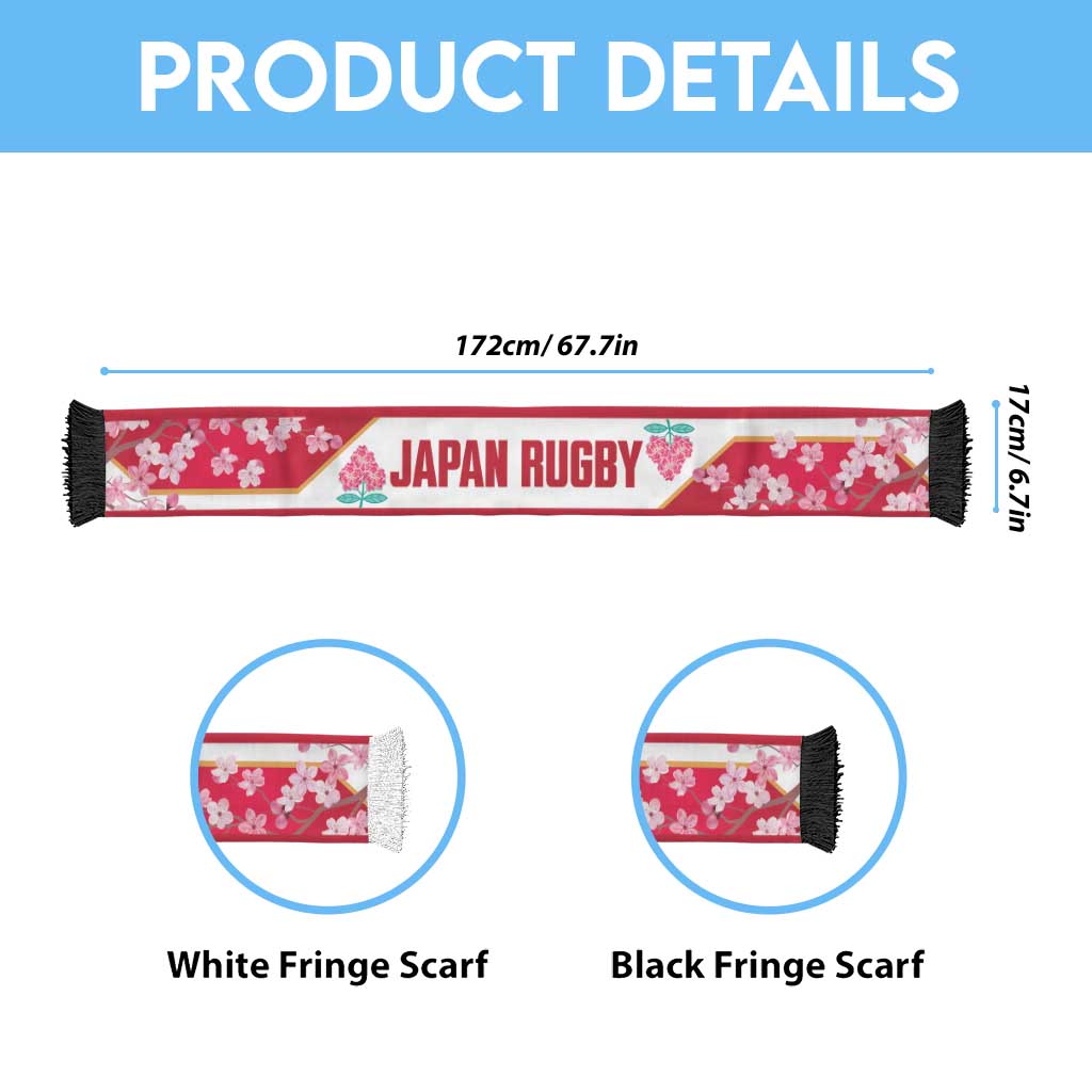 Japan Rugby Ruffneck Scarf Go Brave Blossoms