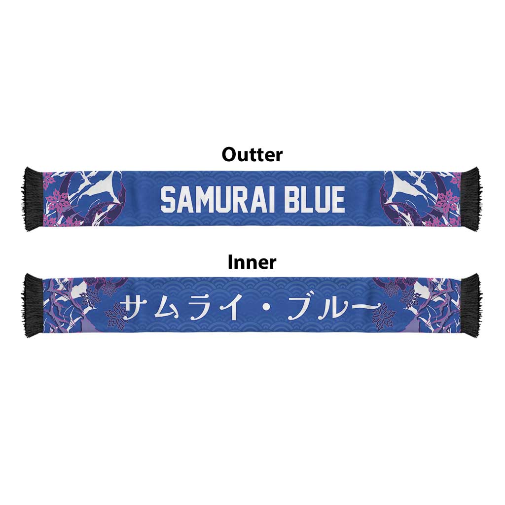 Japan World Football 2026 Soccer Scarf National Pride Never Stops